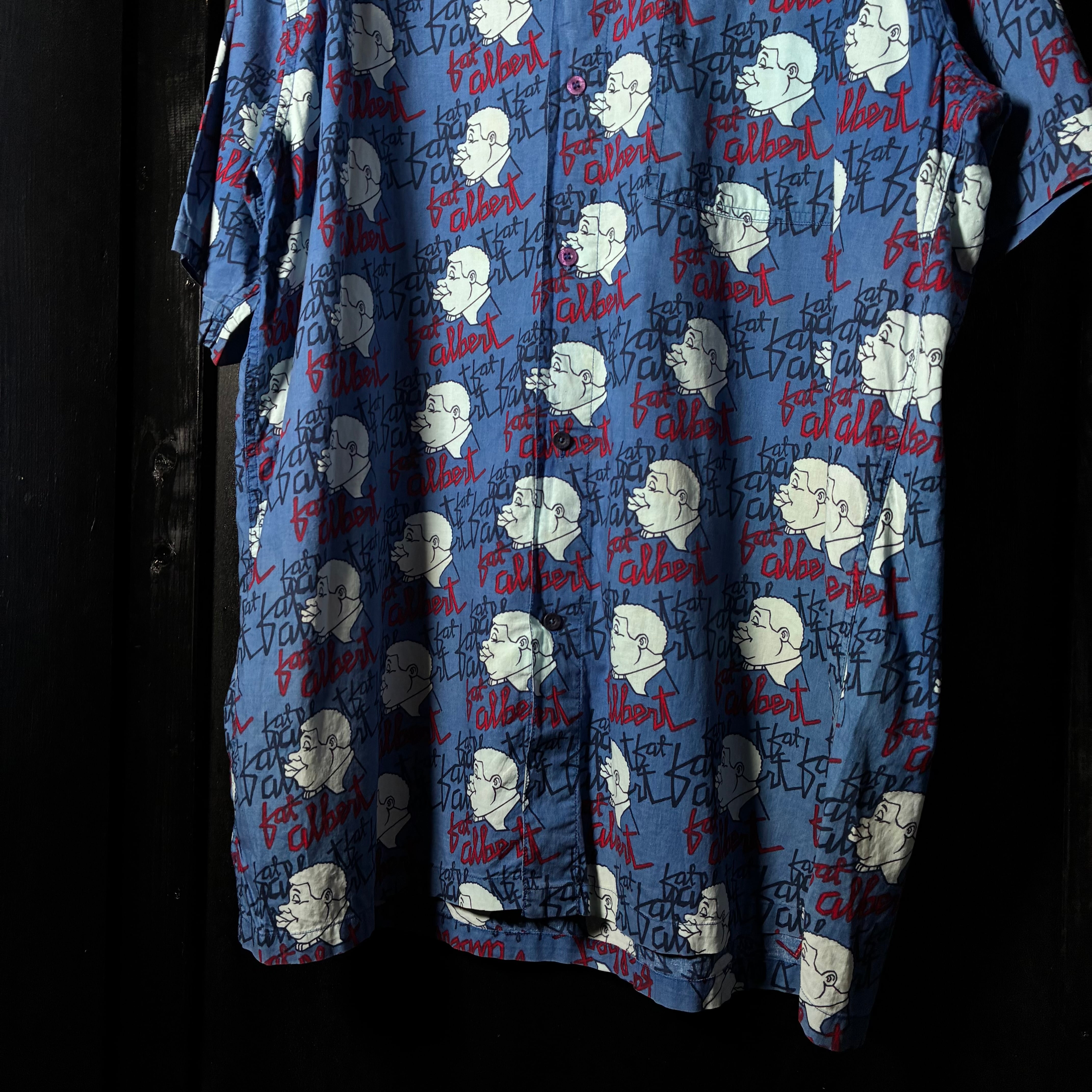 PLATINUM FUBU S/S Shirt プラチナムフブ 総柄半袖シャツ | 古着屋 the