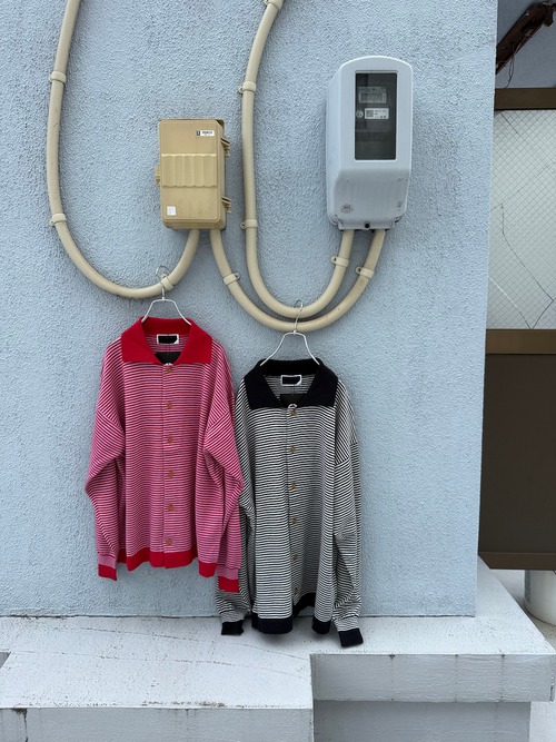 PHINGERIN / STRIPE KNIT SHIRT