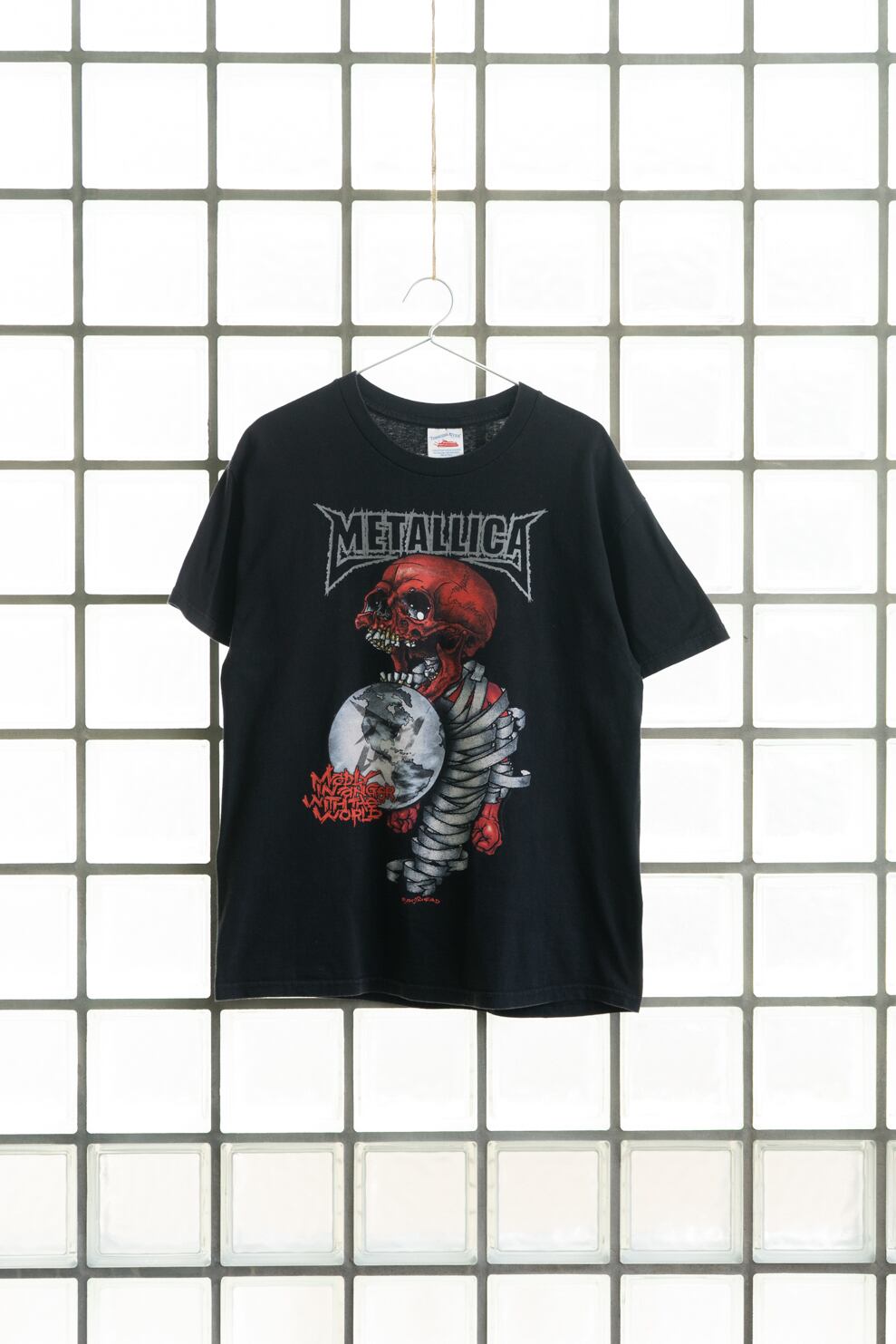 FABRIC MADE IN USA】04's METALLICA PUSHEAD Madly in Anger with the