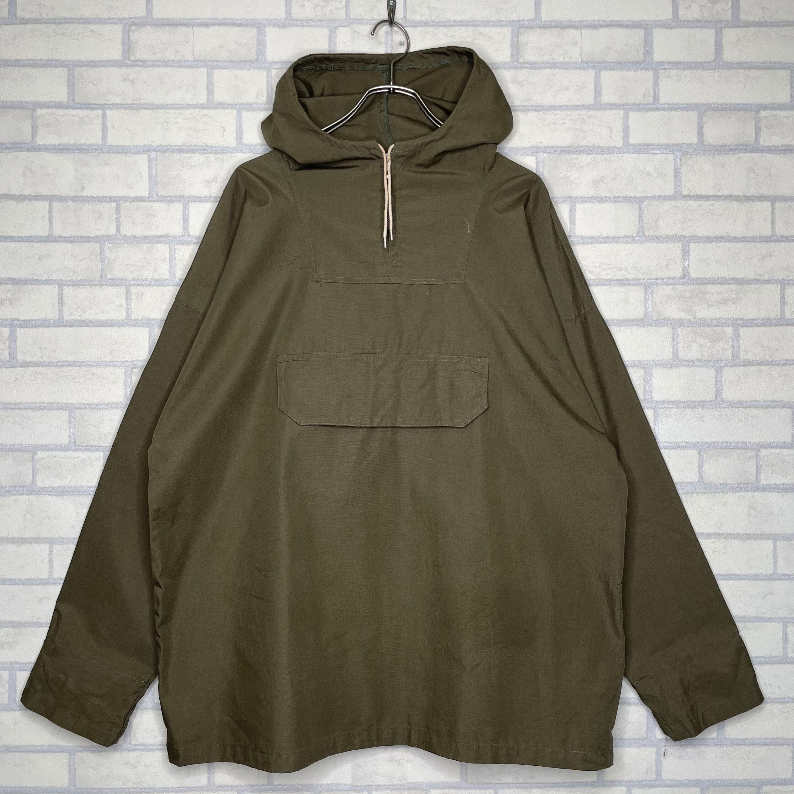Diolen アノラックパーカー XL カーキ ハーフジップ カンガルー 