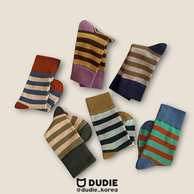 【取寄】dudie|kals 3-pack socks|カルス3種ソックス|M-XL|kids&jr|26 autumn