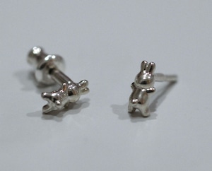 うさぎ® body earring straight  silver925 プレーン16G #LJ23030P 14G #LJ23031P