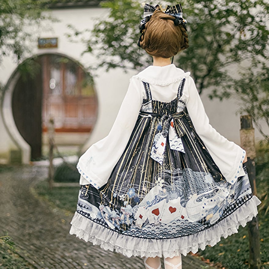 ゴスロリ通販 With U 和ロリ 和装 着物 着物風 セットアップ ブラウス