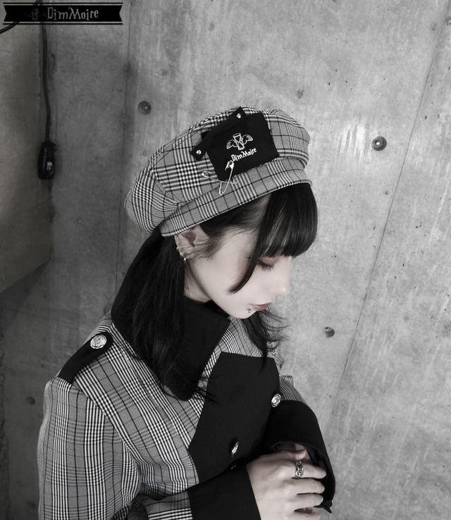闘心ベレー帽【Gray】