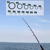 ロッド修理キット 13サイズ26個セット 直径3.3~30mm 釣りロッド先端修理キット トップガイドリング セラミックリング 釣り竿ガイド穂先 フィッシング用