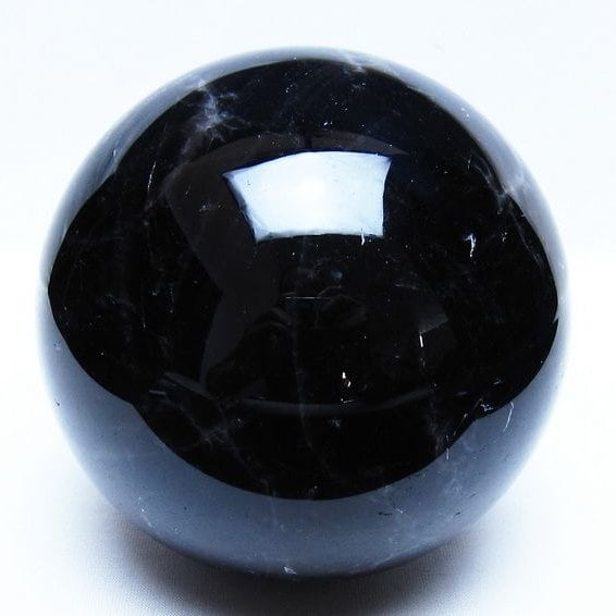 2.1Kg モリオン 黒水晶 丸玉 120mm スフィア 一点物 161-972