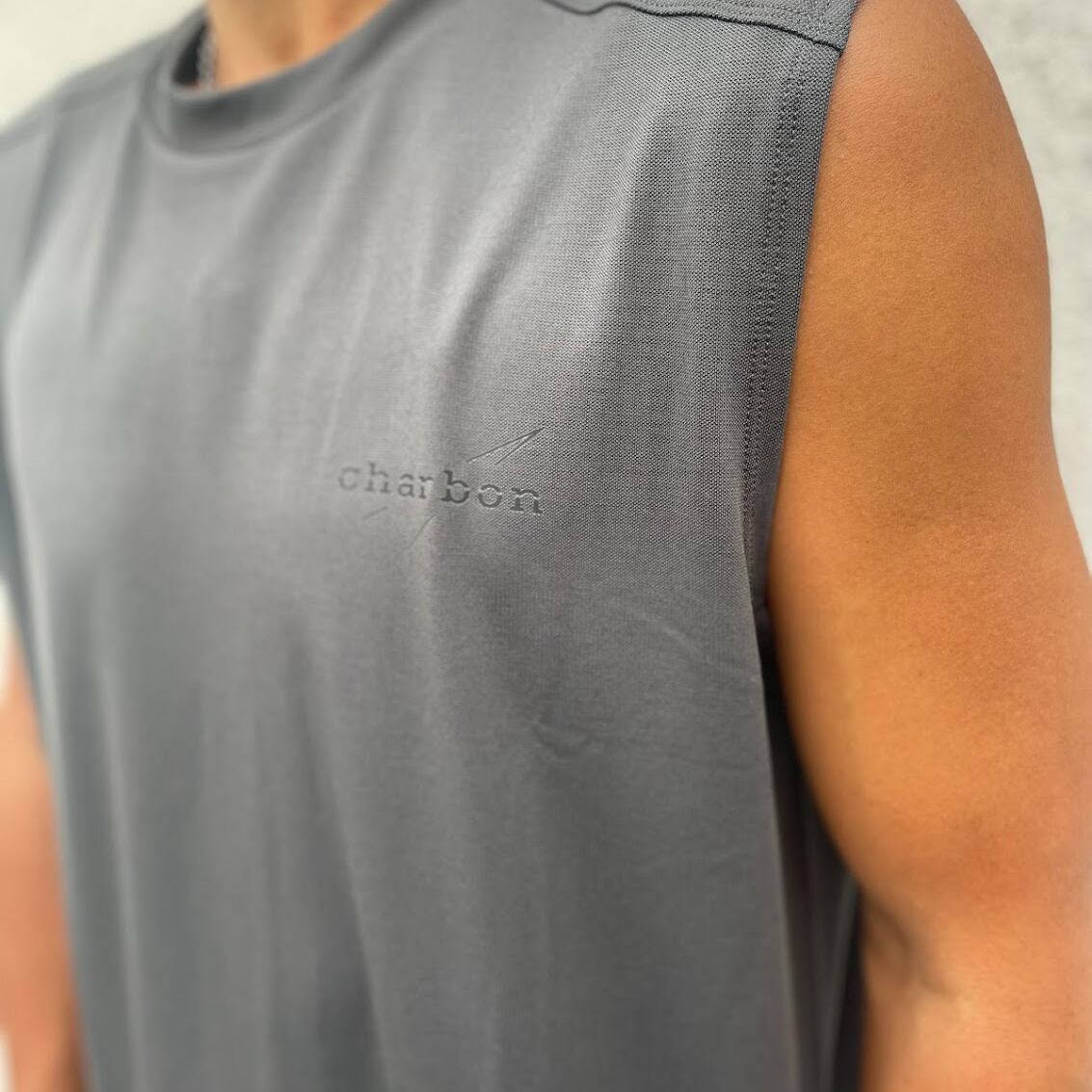 charbon シャルボン SLEEVELESS T-SHIRTS charbon シャルボン SLEEVELESS T-SHIRTS DRY SLEEVELESS T