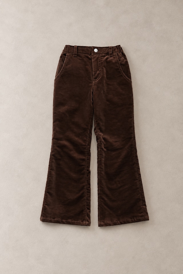 〈 MOUNTEN. 26AW 〉 stretch corduroy flare pants / MP103-1942h / WOMEN / brown