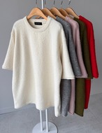 【新作5%OFF・3日間】Unique Over-fit Long Tops_5colors
