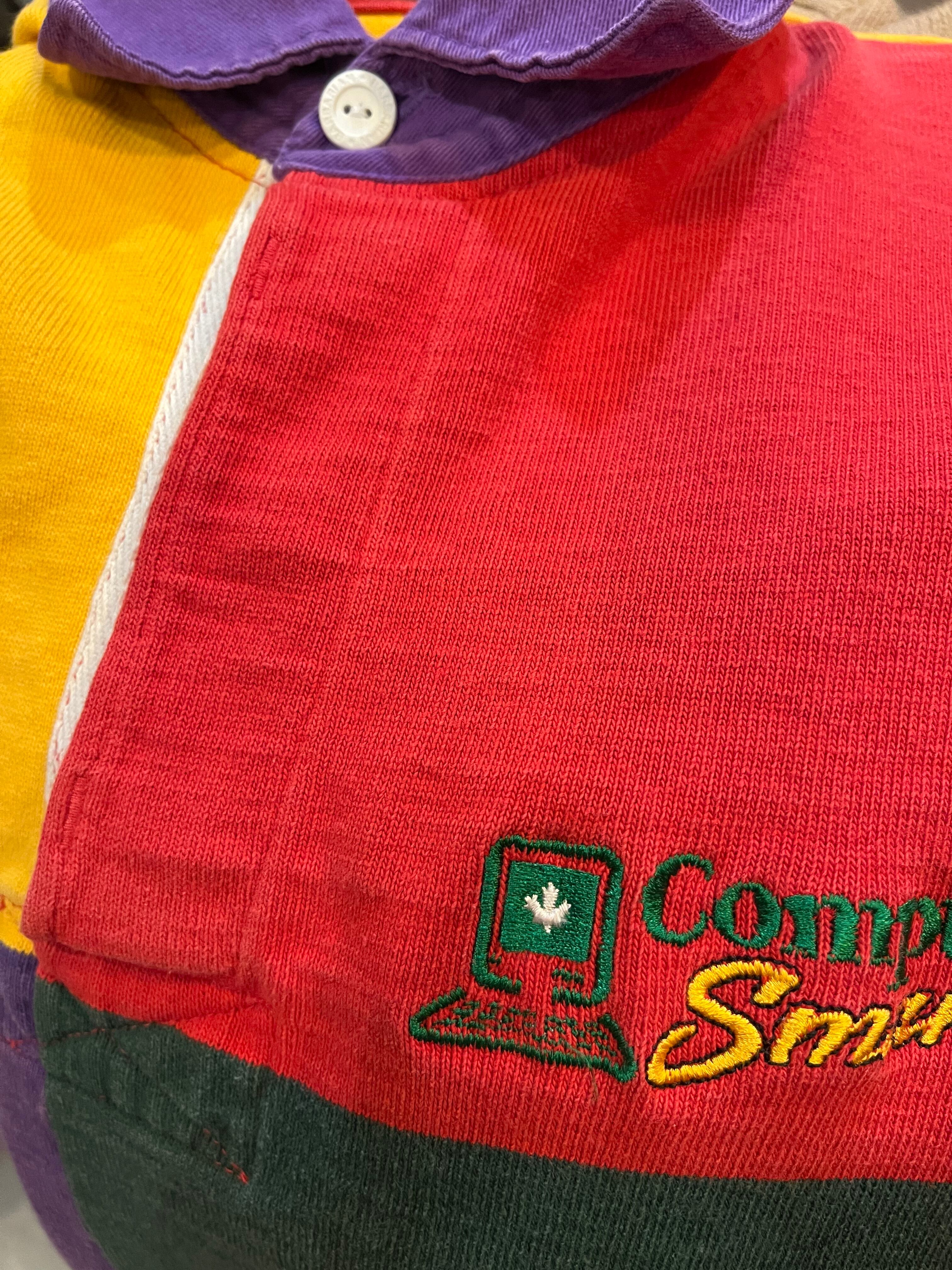 90's BARBARIAN rugger shirt | FRONTAIL