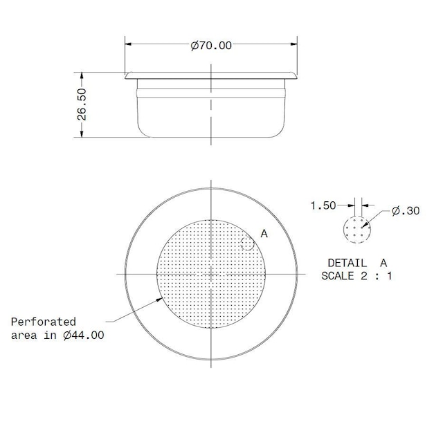 フィルターバスケット ● IMS Competition B70 E61 Marzocco Rocket ECM エスプレッソフィルター