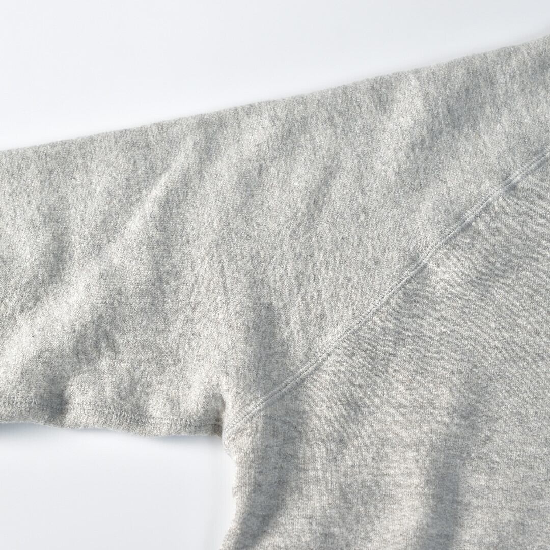 Kepani ケパニ ラフィー裏起毛 HARRIS-Ⅱ GUSSET CREW・ライトグレイ【送料無料】