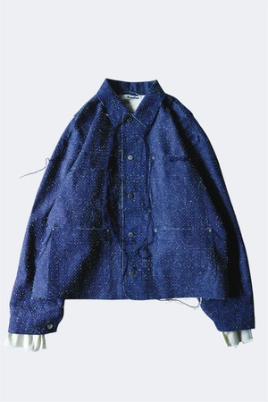 Midorikawa 【NEEDLE SILK DENIM COVERALL -INDIGO-】