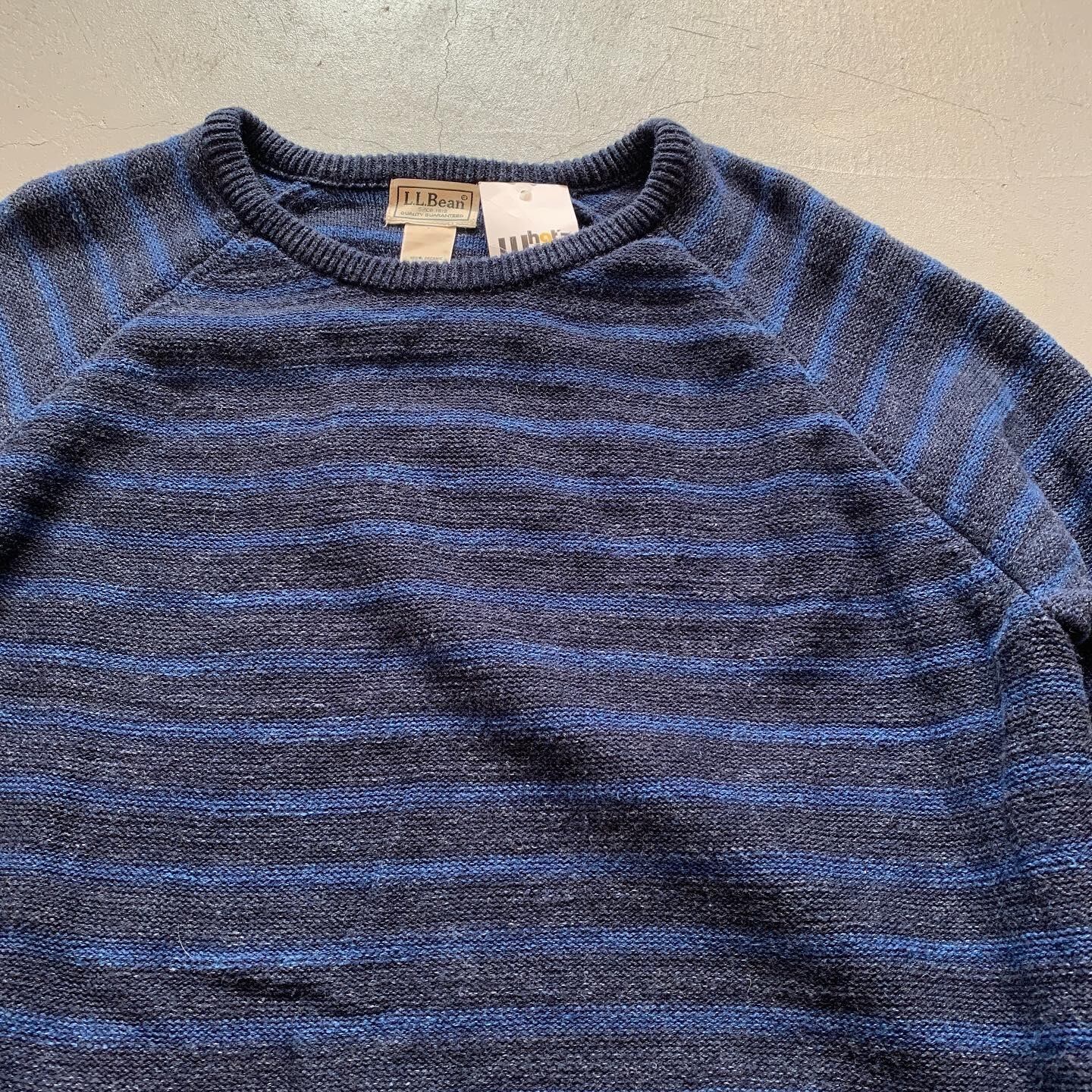 00s L.L.Bean cotton border knit【高円寺店】 | What