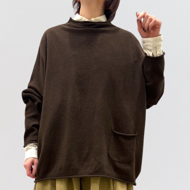 TANG RWS mock-neck pullover with pockets