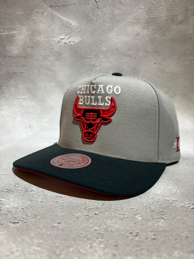 Mitchell＆Ness/ミッチェルアンドネス NBA シカゴ・ブルズ キャップ グレー