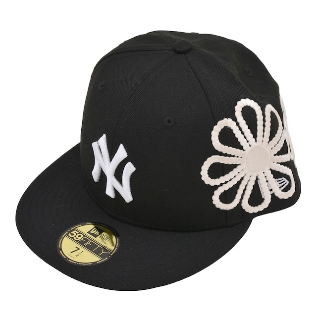 【DIGITAL GROUPI3】EMBROIDERY W/CREAM NY YANKEE FITTED