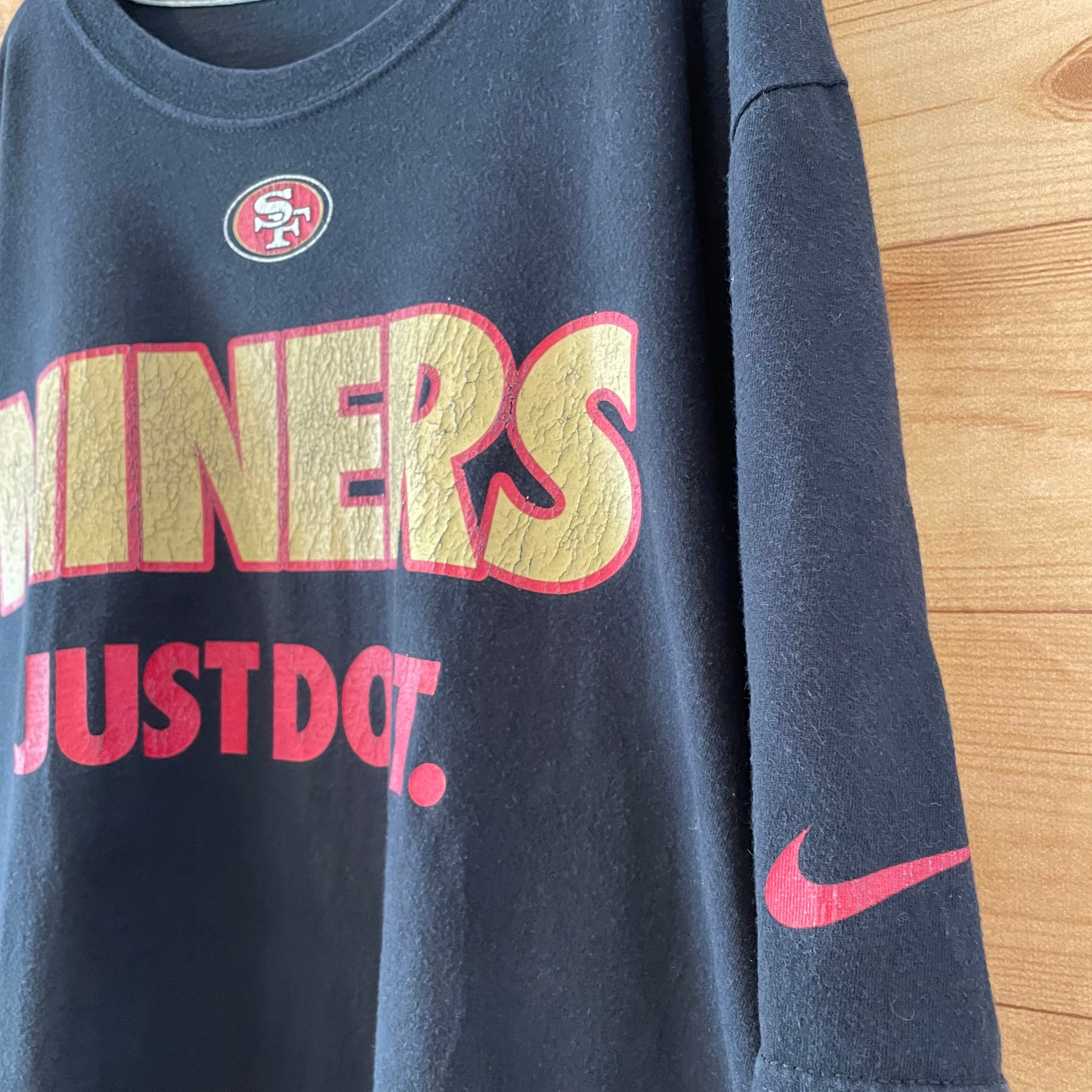 NIKE】NFL San Francisco 49ers Tシャツ アメフト XL ロゴ プリント ...