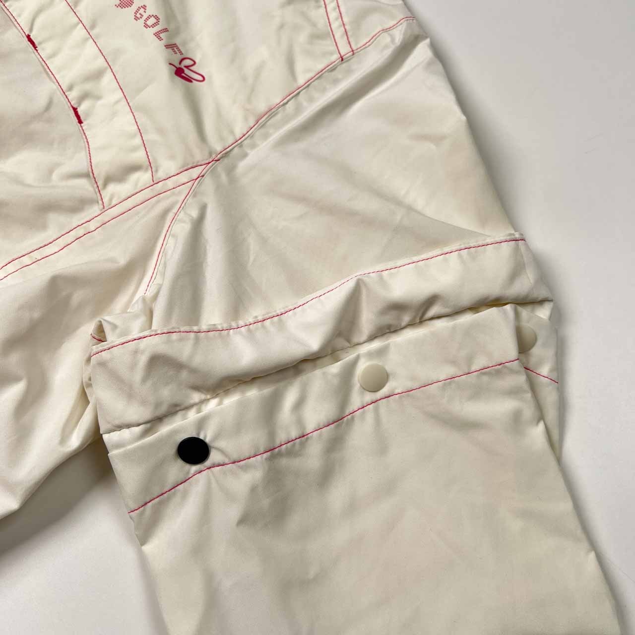 2WAY Kolwin コルウィン 長袖&半袖 ウインドブレーカー ジャケット M /ホワイト×ピンク/ゴルフ/レディース/裏メッシュ