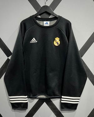 【X VINTAGE】00's "adidas" "Real Madrid" Loose L/S Pullover