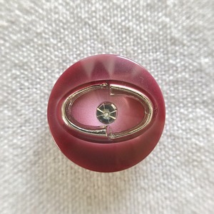 オーバルシルバー×ディープピンク 20㎜