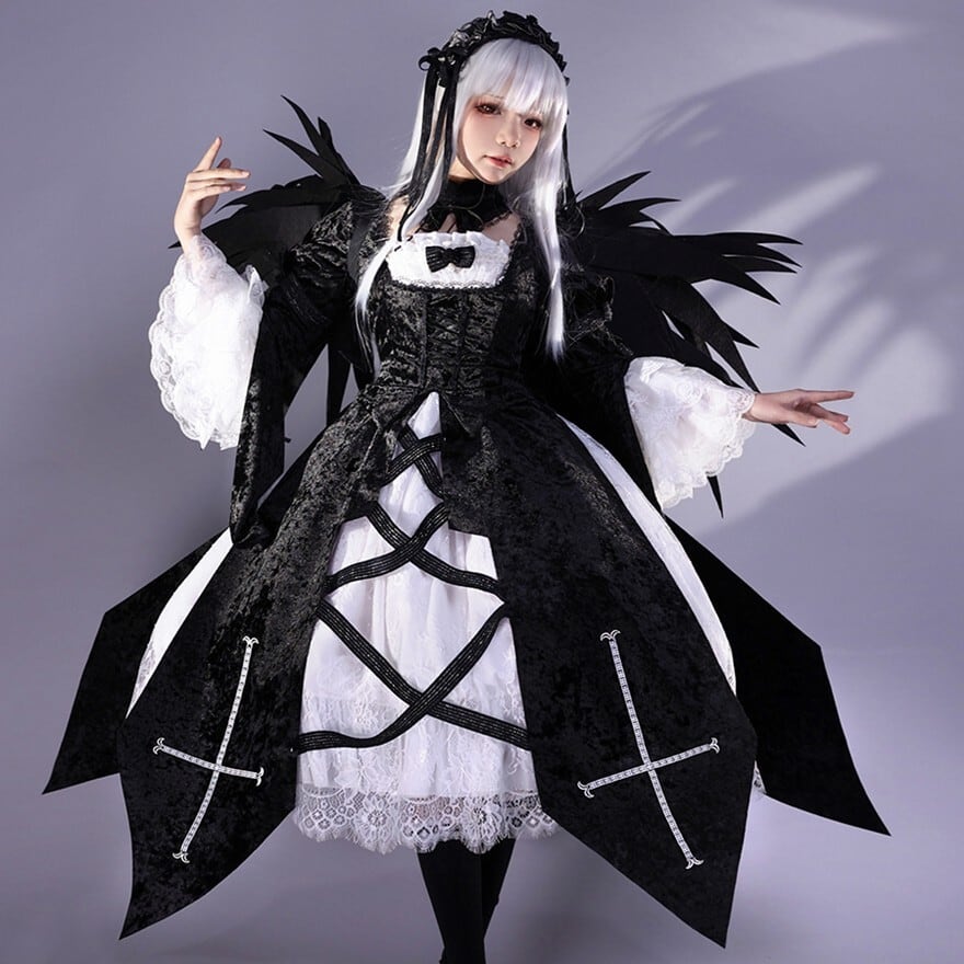 ゴスロリ 薔薇少女セットアップ ゴシック イベント向け｜WithU