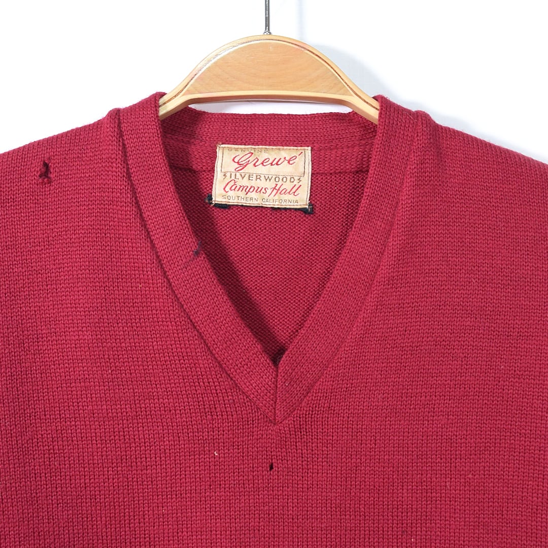 50s CAMPUS ジャガード ニット セーター 50s CAMPUS ジャガード ニット