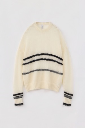 SHEER MOHAIR PULLOVER 26AWAC-022 IVORY
