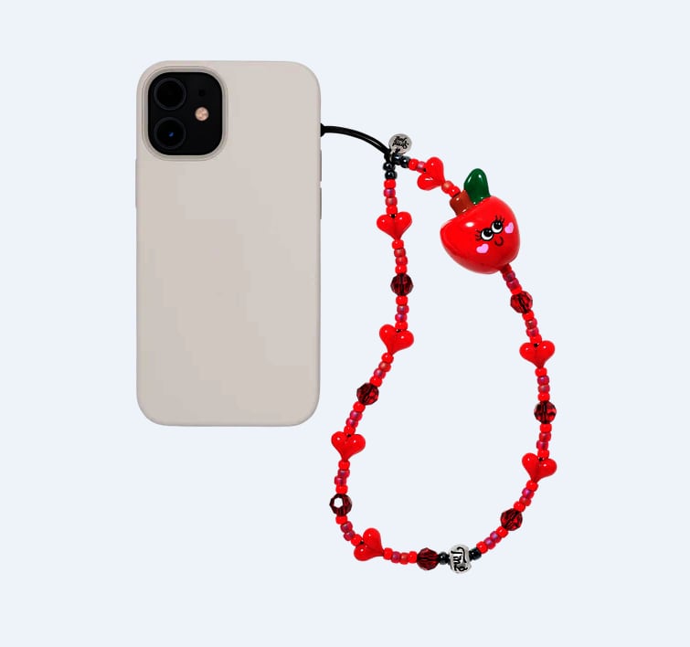 STRING TING apple Phone Strap