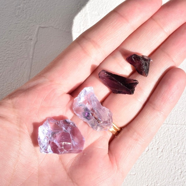 インドネシア産アンダラクリスタル原石 ちびっこアンダラいっぱいセットC