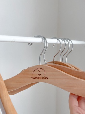 【完売】【送料無料】つみきのベビーハンガー(木製)2set