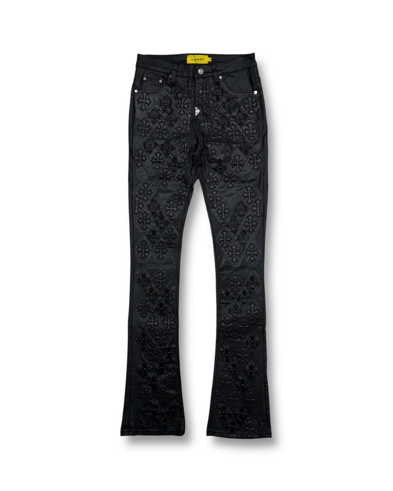 GUAPI / all black relic waxed denim V2