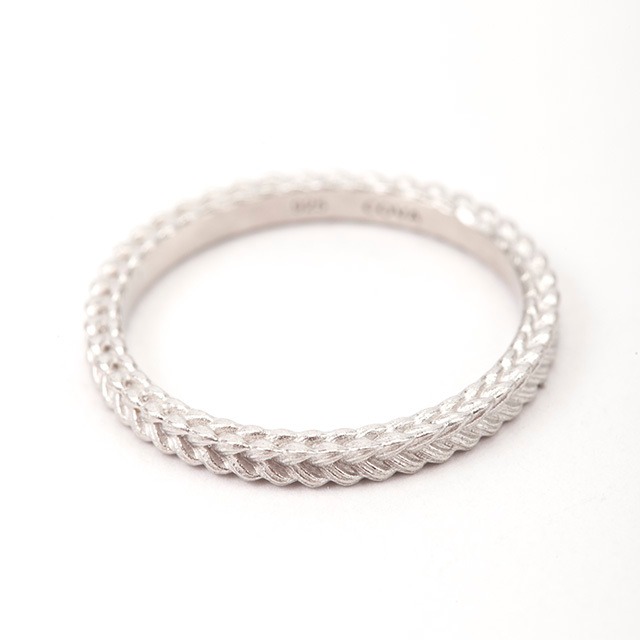 【受注生産】SILVER925 Braid ring  / silver