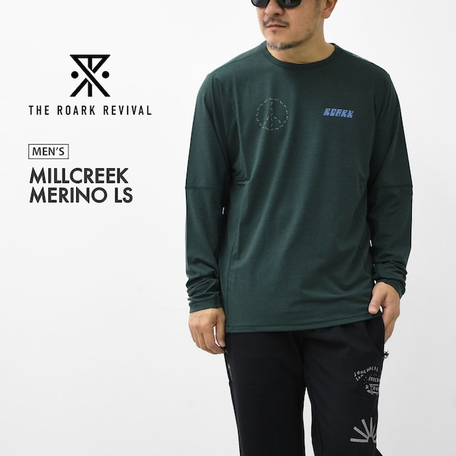 RUN AMOK [ラン アモック] MILLCREEK MERINO LS [RK437] ミルクリークメリノ LS・長袖・ロンT・トレイル・キャンプ・ランニング・アクティビティ・MEN'S [2025AW]
