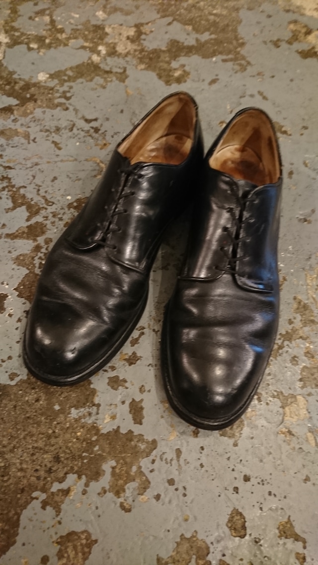 1979s US NAVY SERVICE SHOES LEATHER SOLE