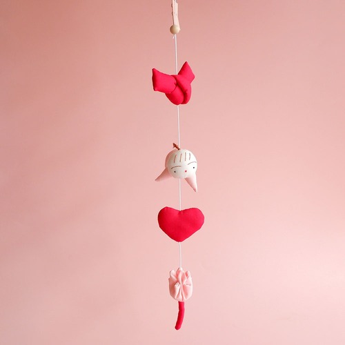 tomomi toma/ 1本飾りピンク赤3