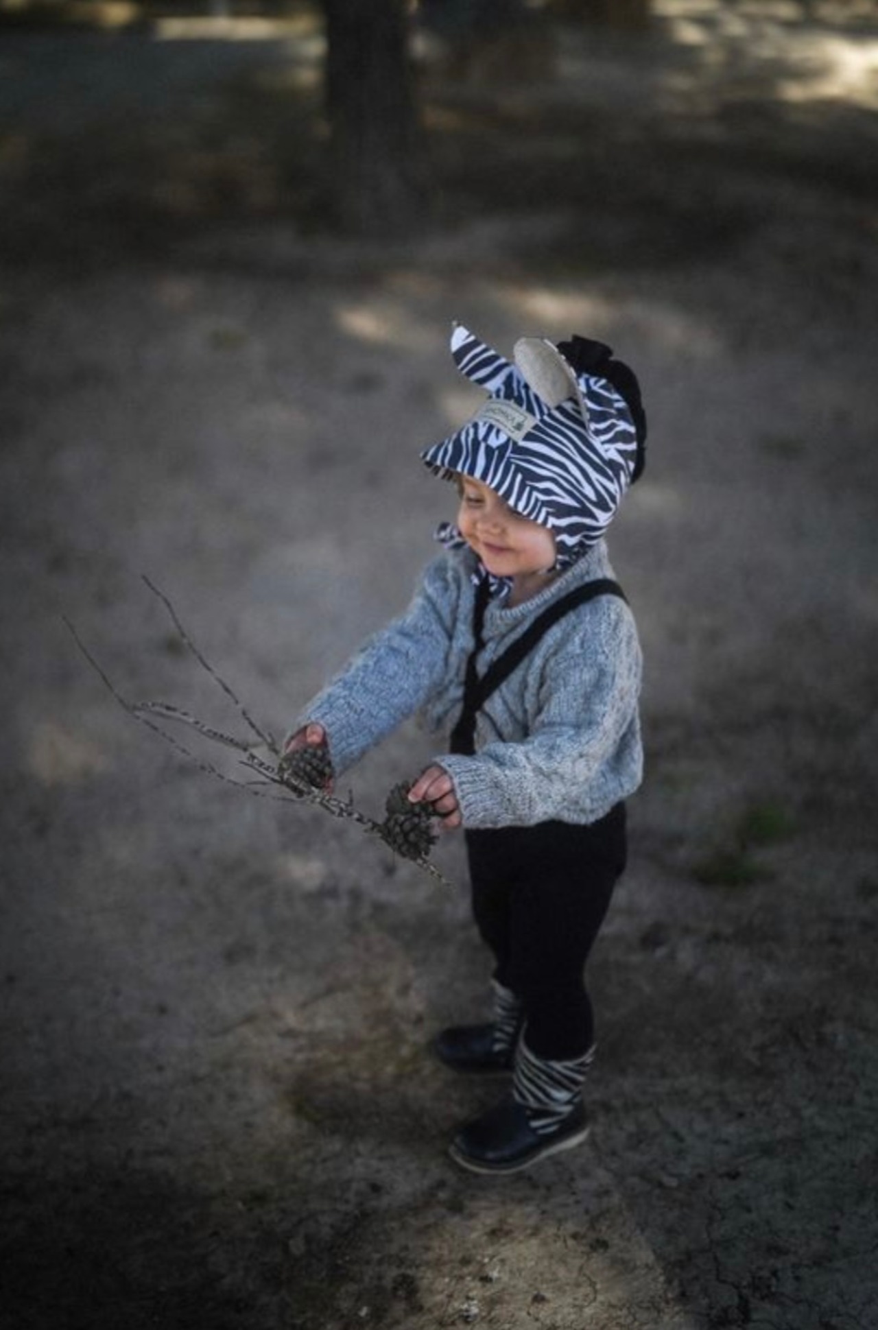【26SS】SHOMKA / ZEBRA BONNET or HAT