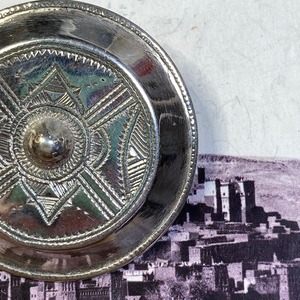Tuareg silver Brooch ○
