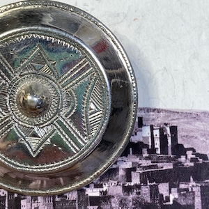 Tuareg silver Brooch ○