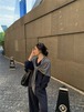 2024 秋冬 韓国 かわいい レディース 無地 2点セット普段使い長袖トップスレトロセットアップ_白パーカーブルサイズ丈春カジュアルスポーツファッション系通学学生袖お出かけアップネックシルエット上下