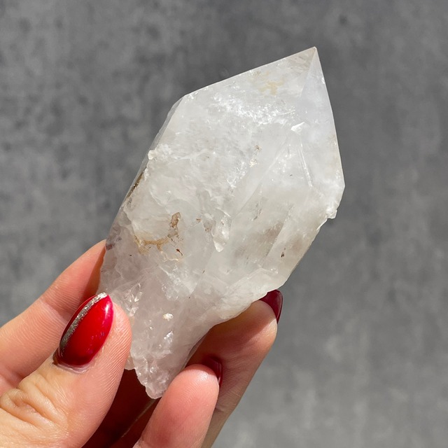 セプター形状【マダガスカル産 クォーツ】② 水晶（石英）鉱物 天然石 パワーストーン　　