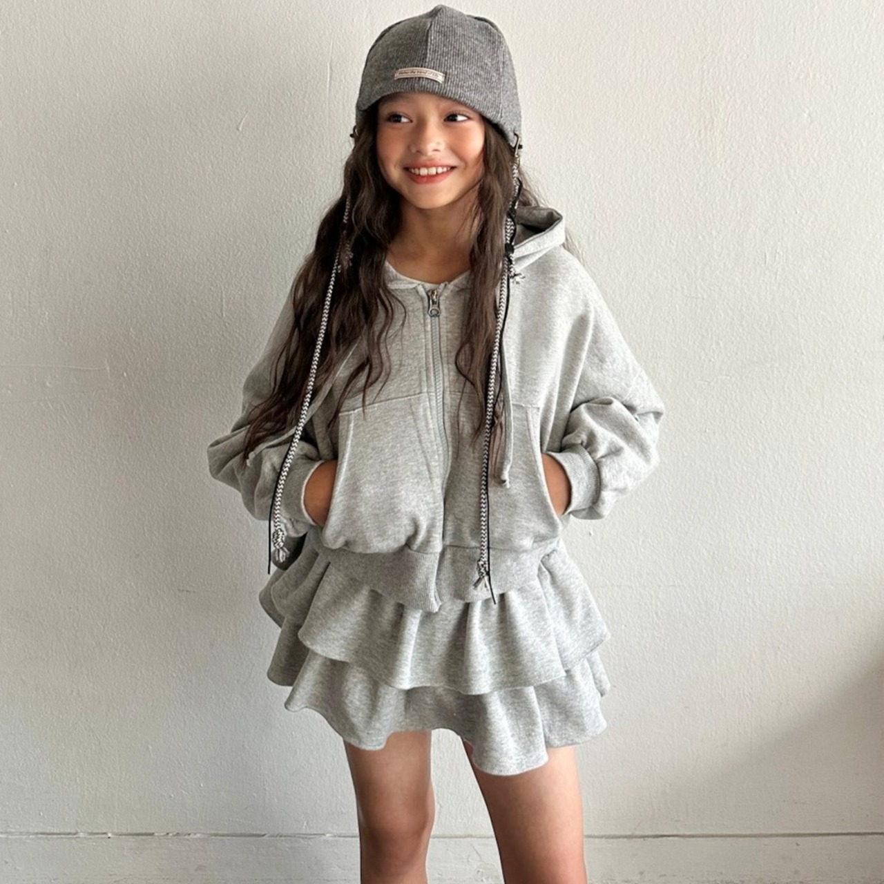 春パーカー&かぼちゃパンツスカートセット