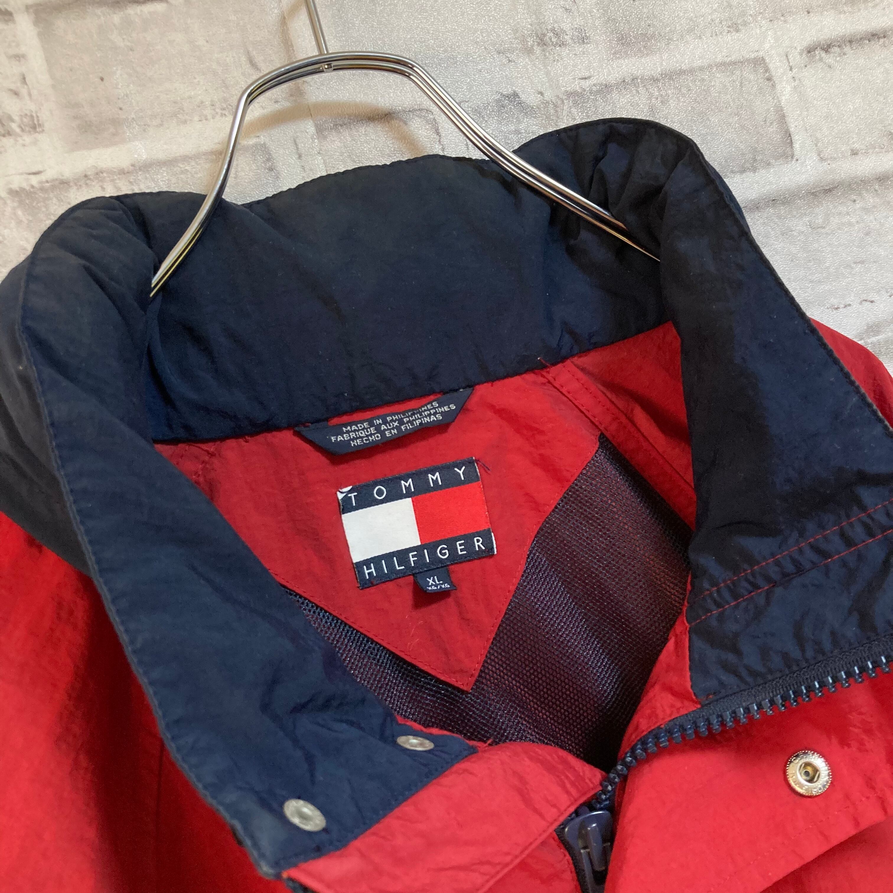 TOMMY HILFIGER】Nylon Jacket XL “OLD TOMMY” トミーヒルフィガー