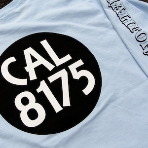 CAL8175 " Basic Logo ロンT "  ライトブルー