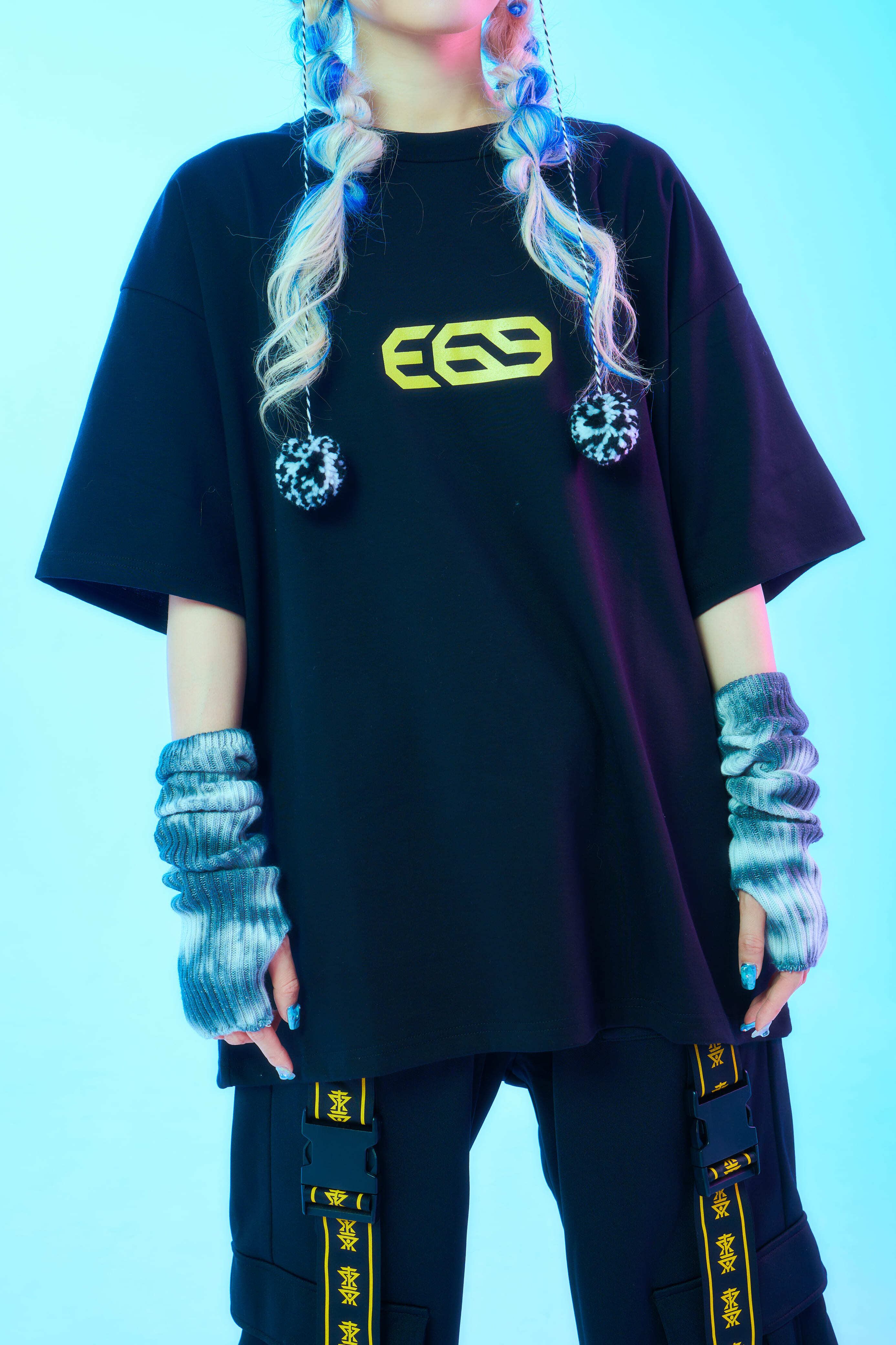 369TOKYO ライン ジャージ ブラック 苺りなはむ M 三六九東京