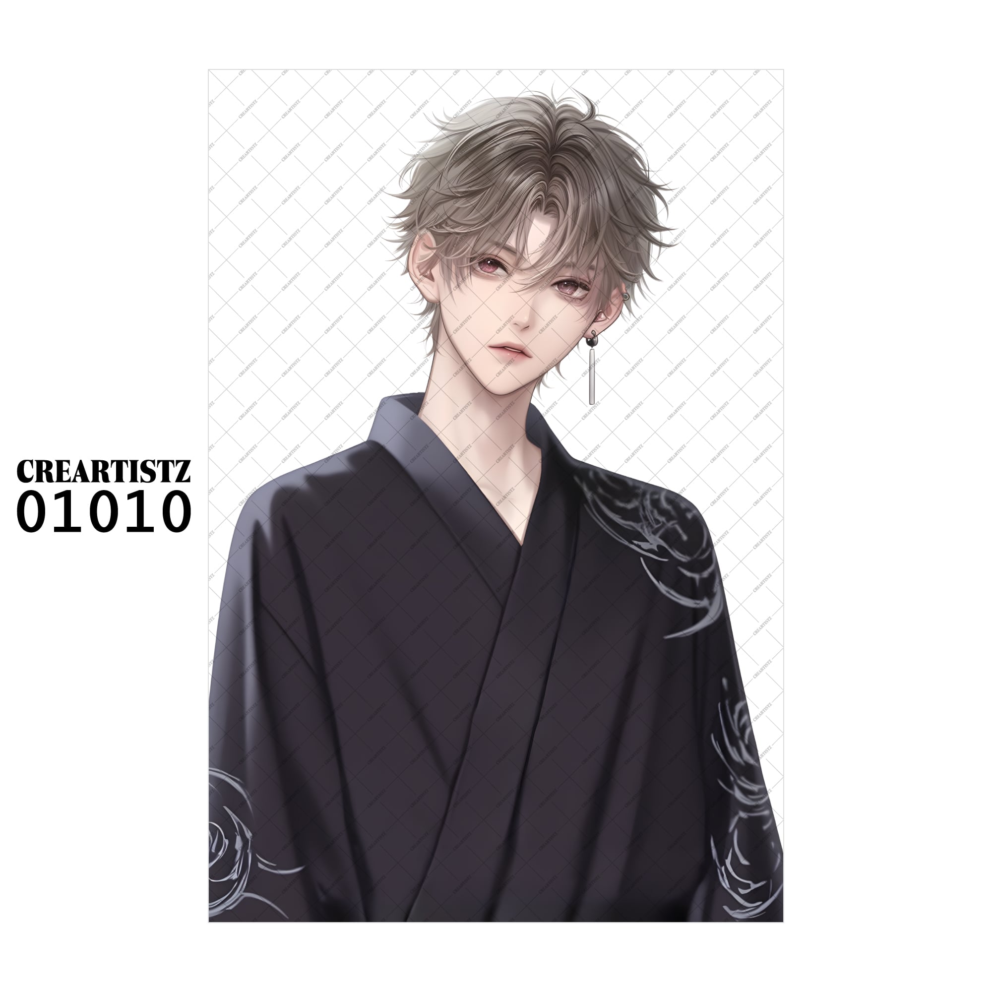 01010 ボーイ クール オリジナル ペーパー/ステッカー 4枚セット CREARTISTZ