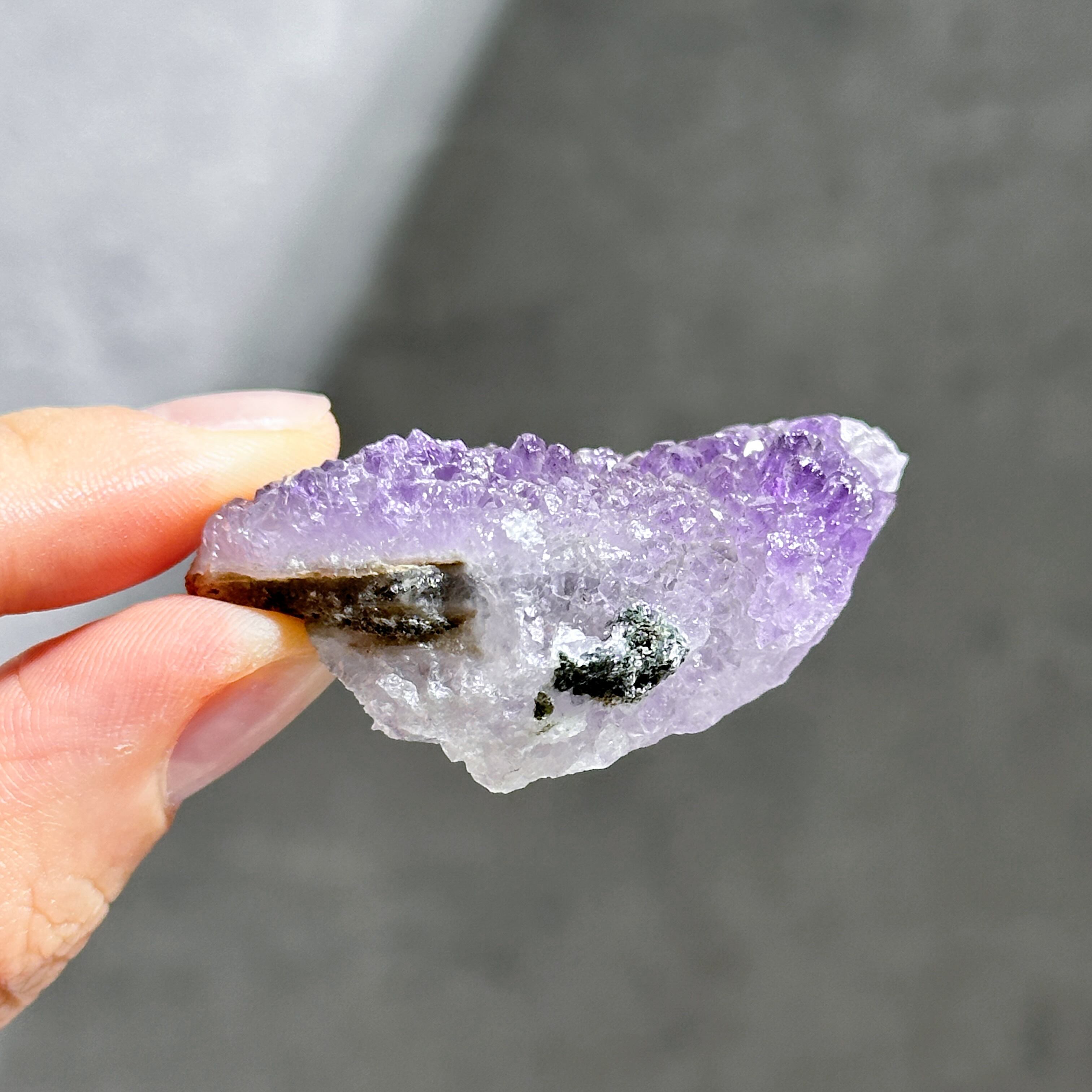 インド・カルール産アメジスト クラスター 36◇ Amethyst ◇天然石