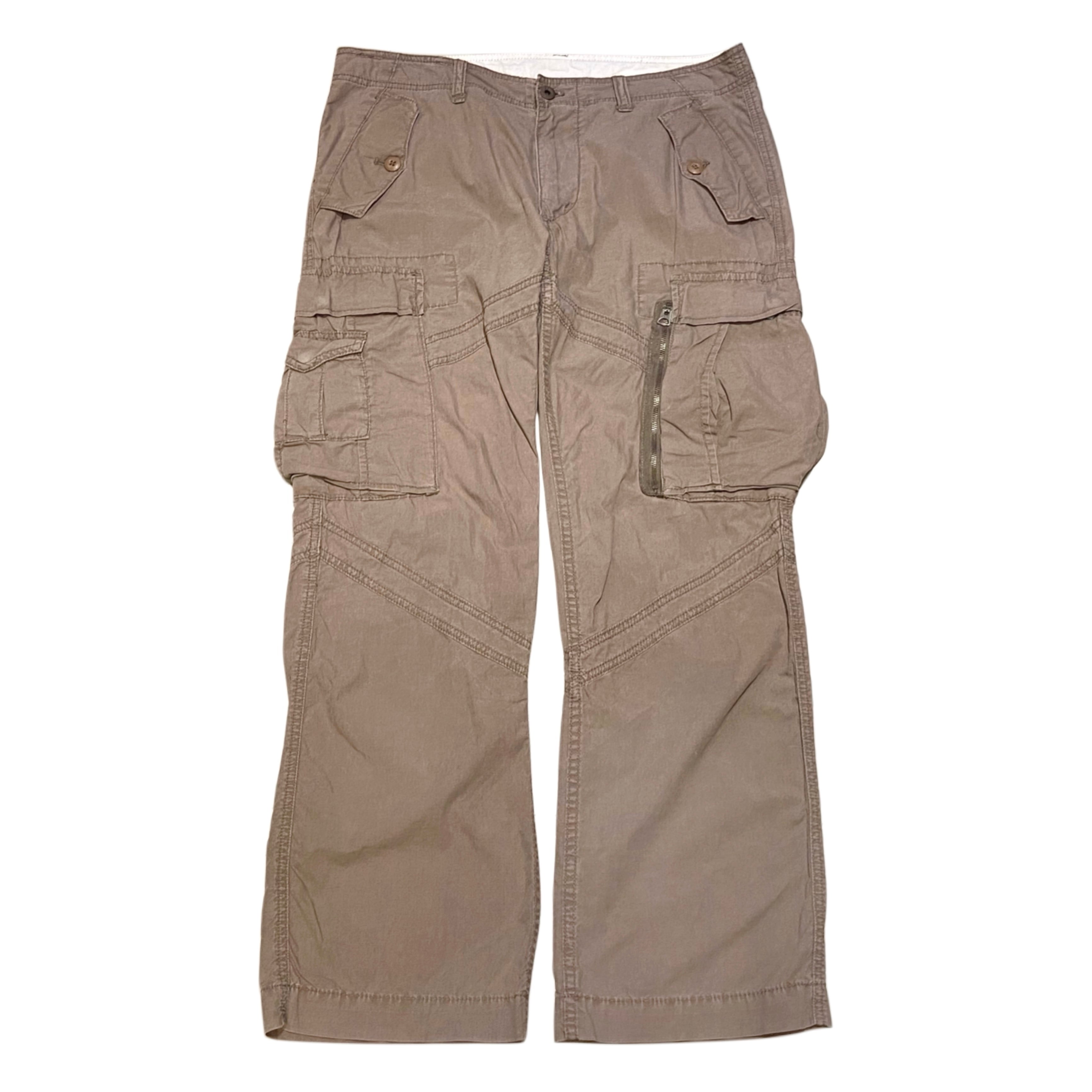 W35】60s USARMY UTILITY TROUSERS ベイカーパンツ PRENTICE ジッパー