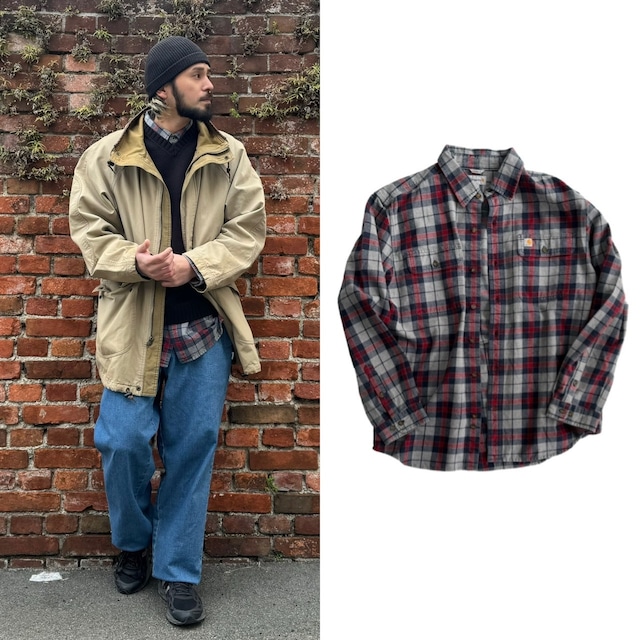 CARHARTT COTTON CHECK SHIRT LARGE 18053