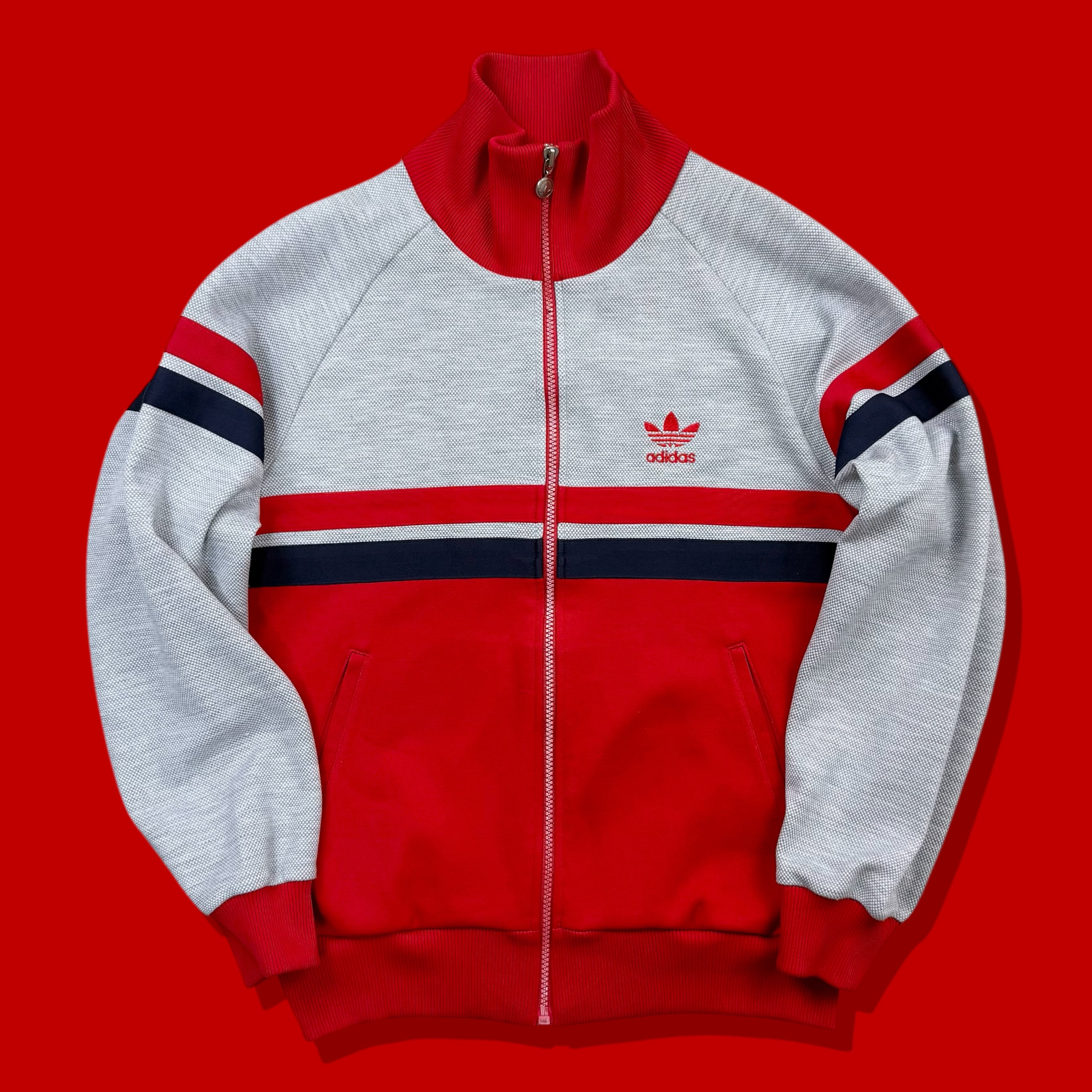70s adidas 3-Tone Panelled Track Jacket